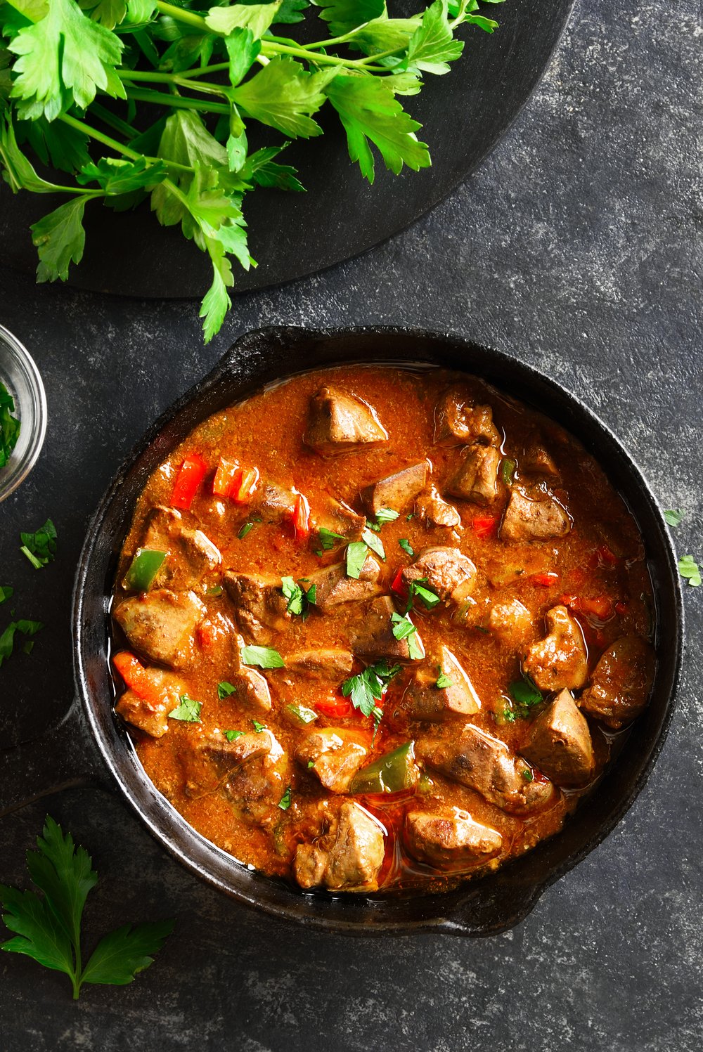 Hearty Chicken Liver Stew