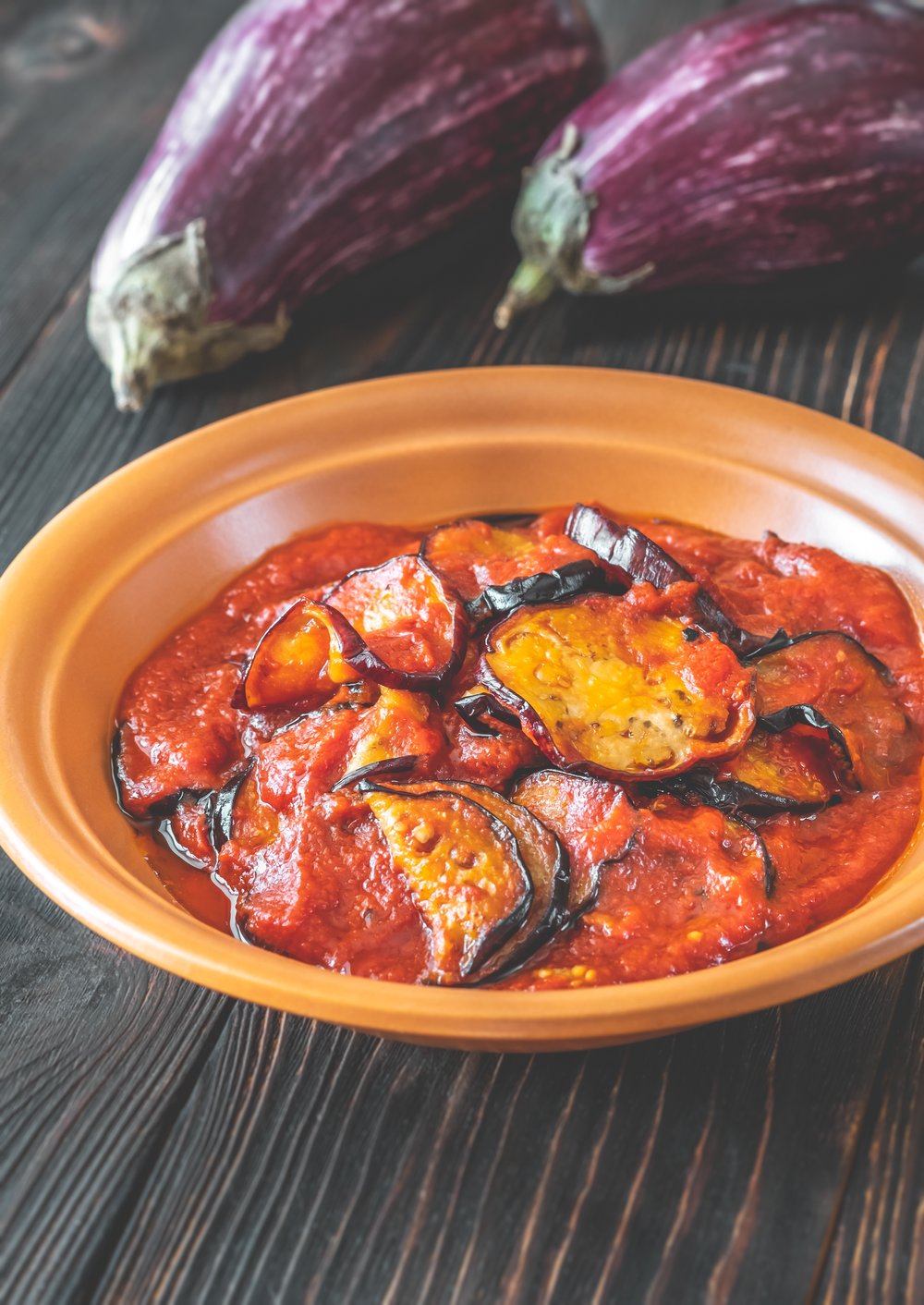 Rustic Eggplant With Tomato Sauce
