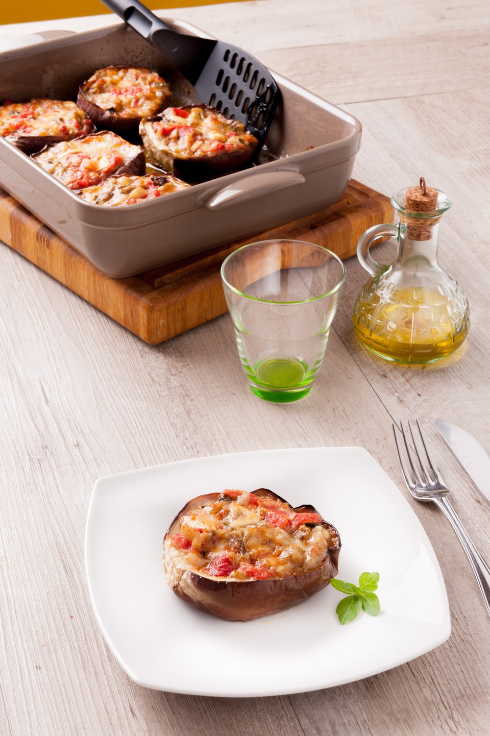 Aromatic Stuffed Onions And Eggplant