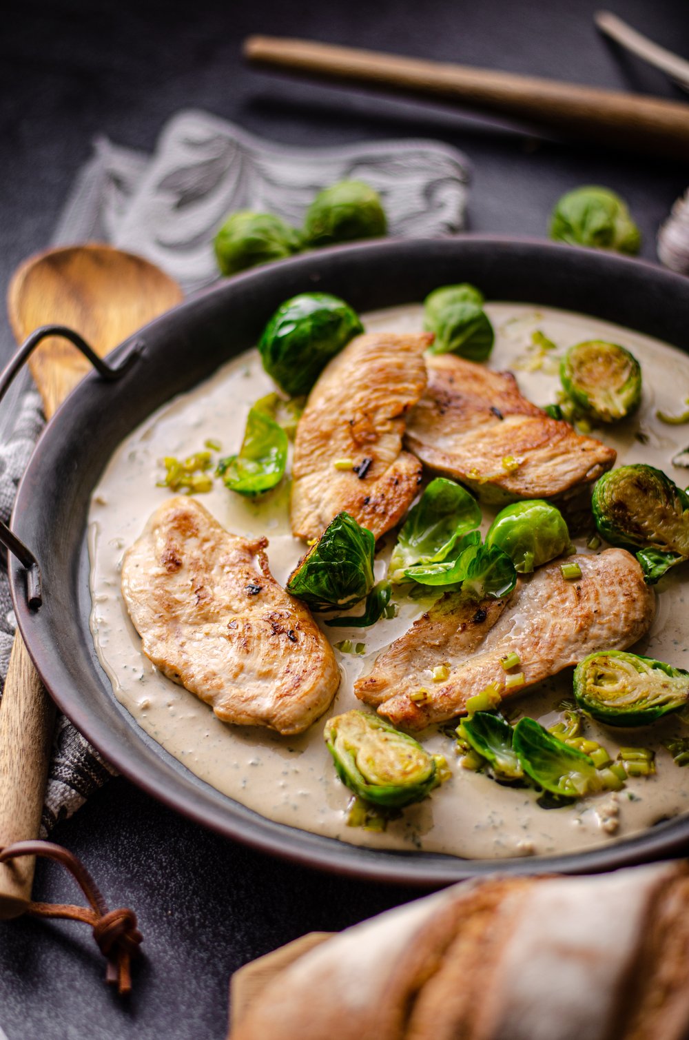 Wholesome Chicken With Brussels Sprouts