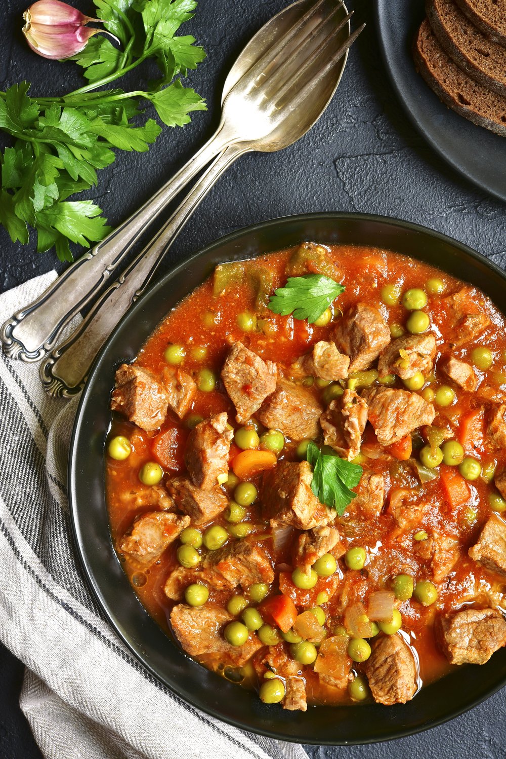 Flavorful Peas &amp; Carrot Stew