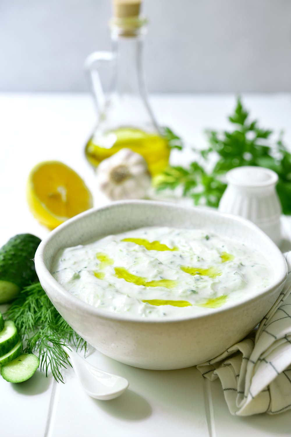 Greek Yoghurt Cucumber Salad