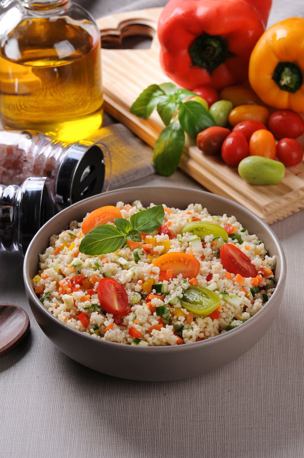Mediterranean Pearl Couscous Salad