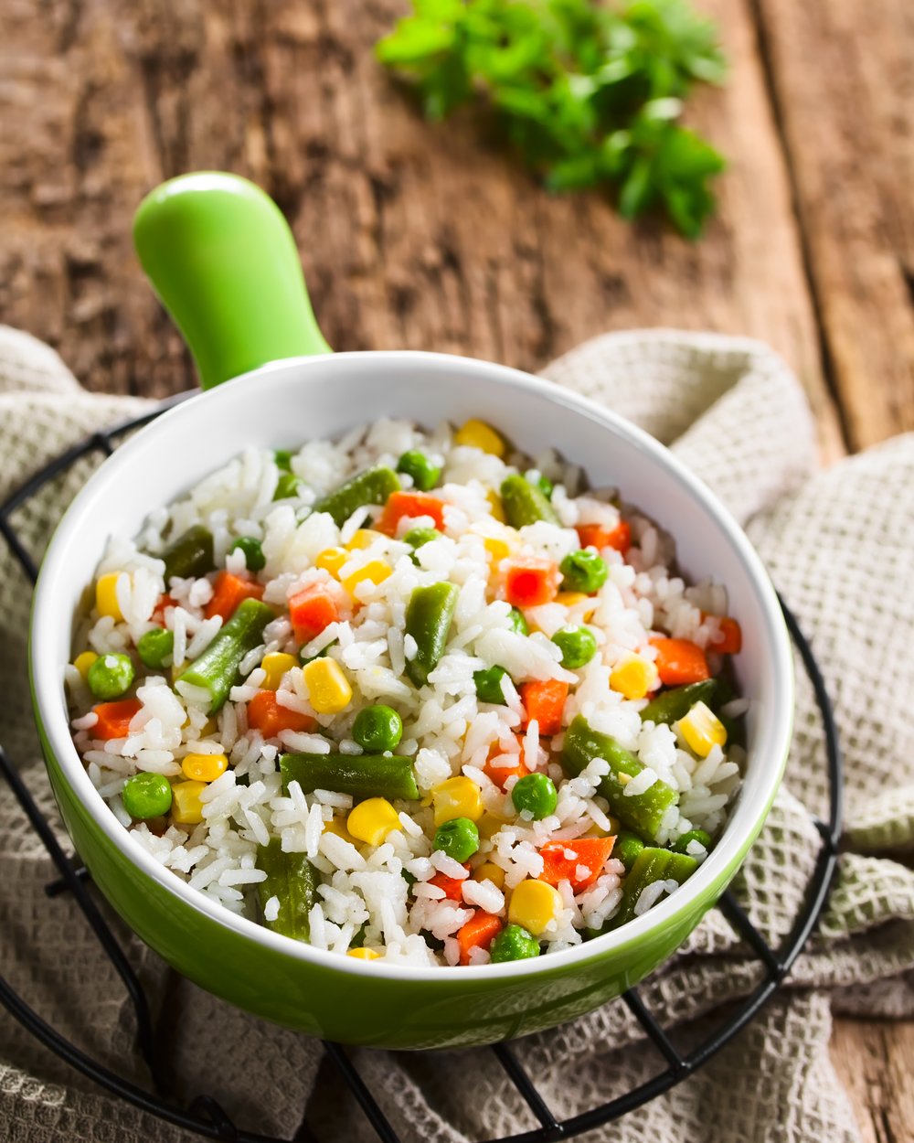 Easy Rice With Vegetables