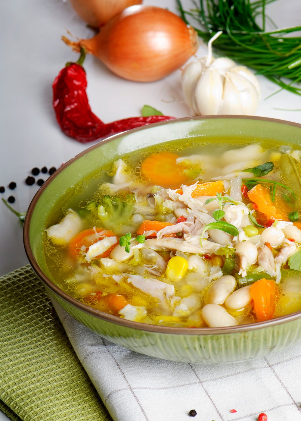 Healthy Chicken And Vegetable Soup