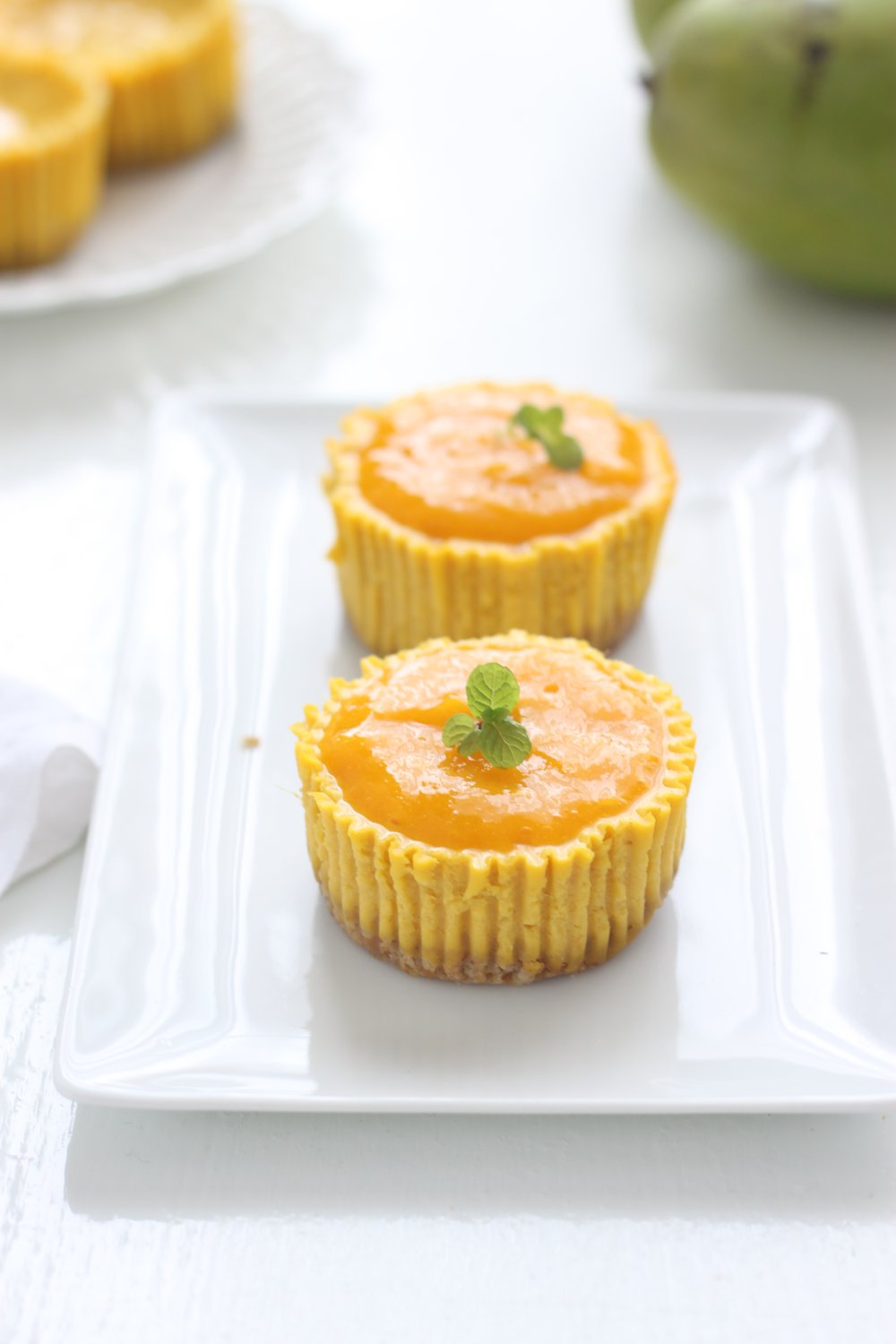 Mini Mango Cheesecake