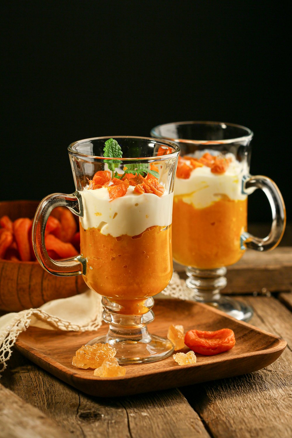 Creamy Apricot Pudding