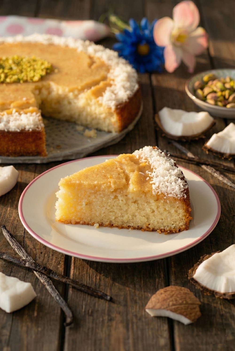 Ravani Semolina Cake