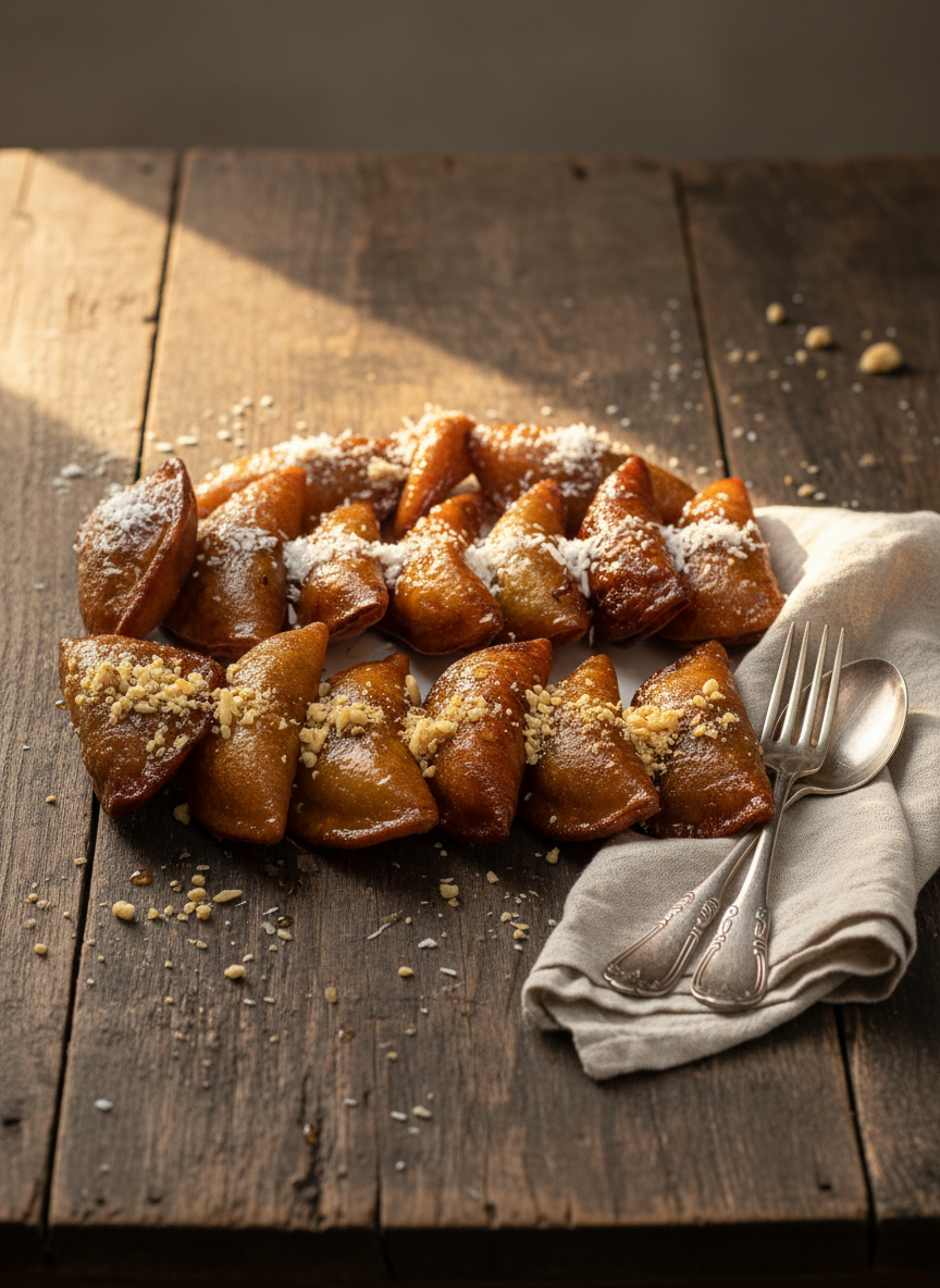 Middle Eastern Date-Stuffed Katayef